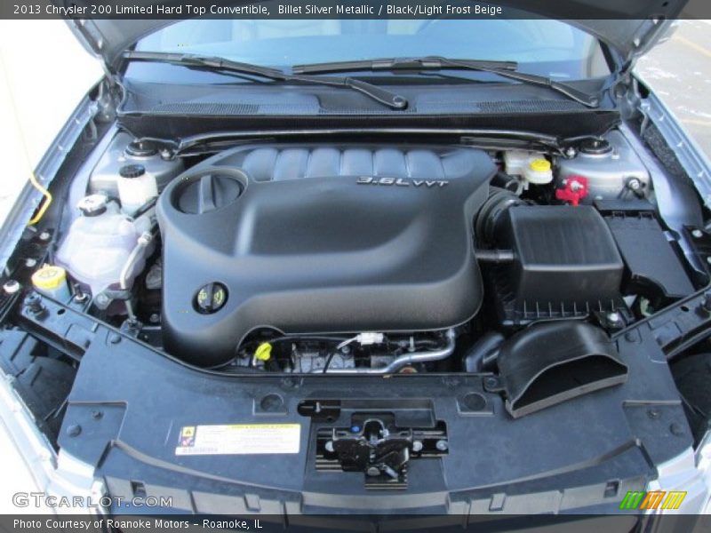 Billet Silver Metallic / Black/Light Frost Beige 2013 Chrysler 200 Limited Hard Top Convertible