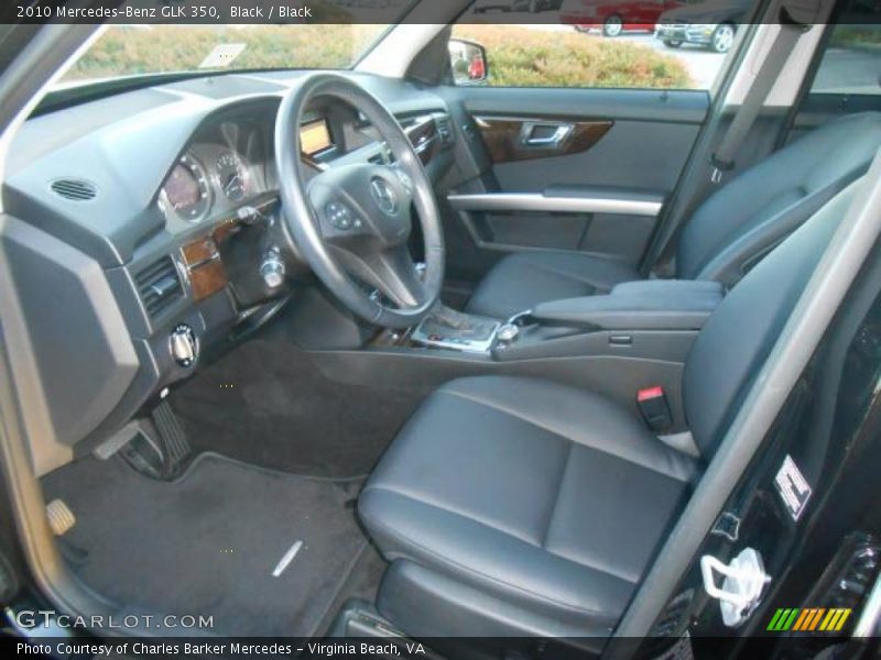 Black / Black 2010 Mercedes-Benz GLK 350