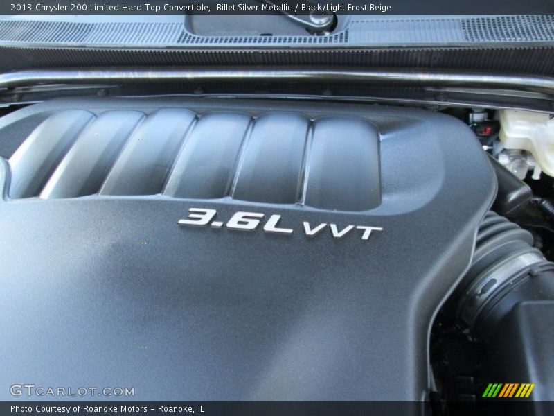 Billet Silver Metallic / Black/Light Frost Beige 2013 Chrysler 200 Limited Hard Top Convertible