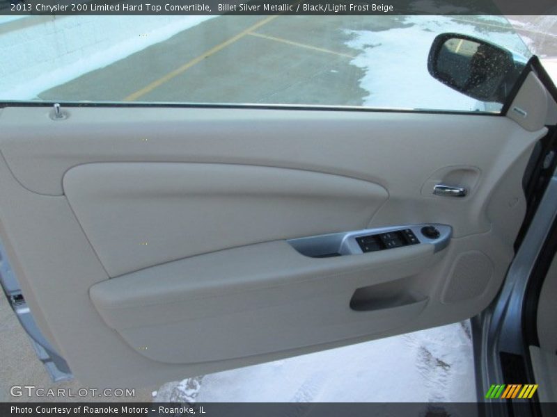 Billet Silver Metallic / Black/Light Frost Beige 2013 Chrysler 200 Limited Hard Top Convertible