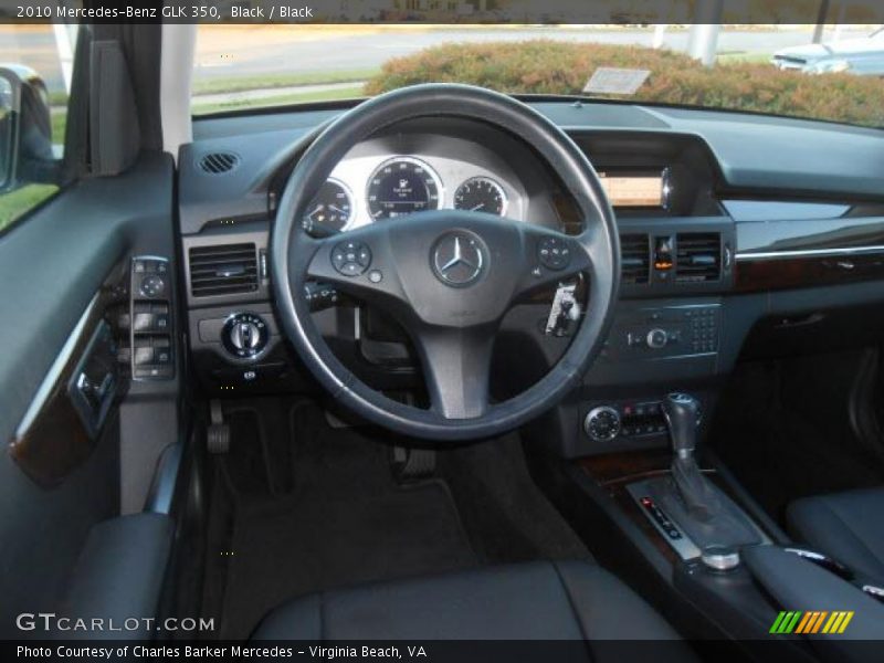 Black / Black 2010 Mercedes-Benz GLK 350