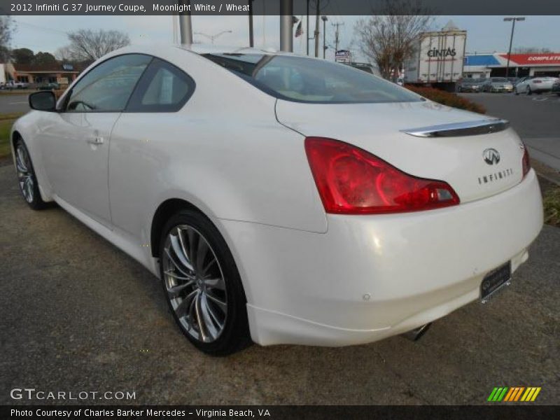 Moonlight White / Wheat 2012 Infiniti G 37 Journey Coupe