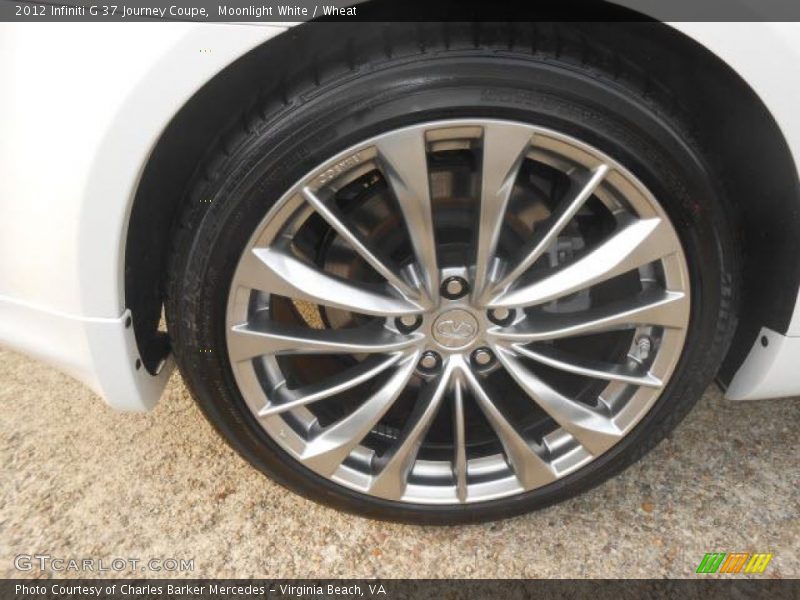 Moonlight White / Wheat 2012 Infiniti G 37 Journey Coupe