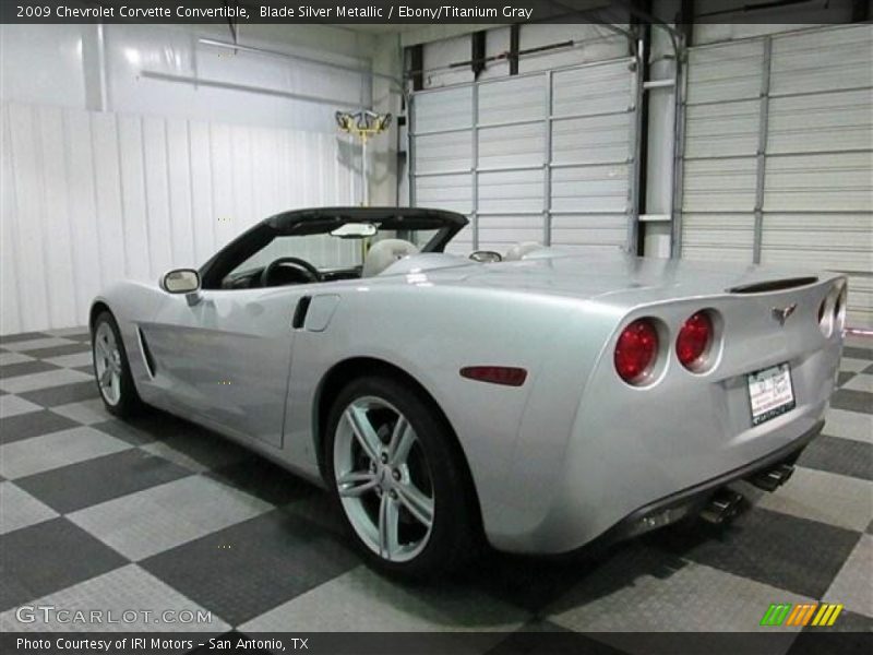 Blade Silver Metallic / Ebony/Titanium Gray 2009 Chevrolet Corvette Convertible