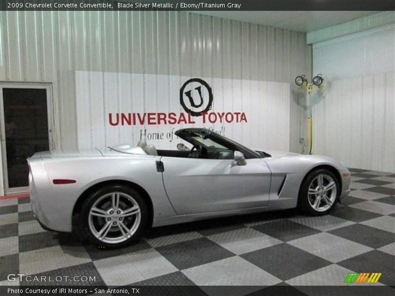 Blade Silver Metallic / Ebony/Titanium Gray 2009 Chevrolet Corvette Convertible