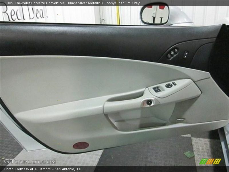 Blade Silver Metallic / Ebony/Titanium Gray 2009 Chevrolet Corvette Convertible