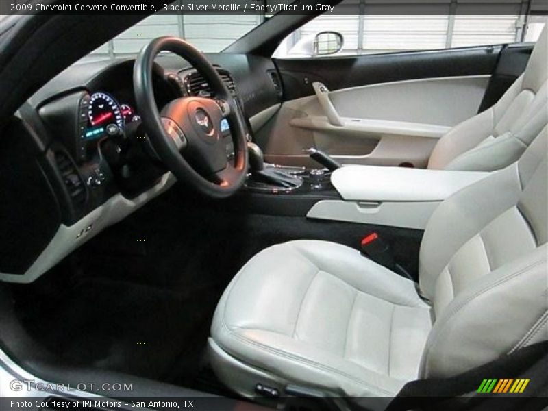 Blade Silver Metallic / Ebony/Titanium Gray 2009 Chevrolet Corvette Convertible