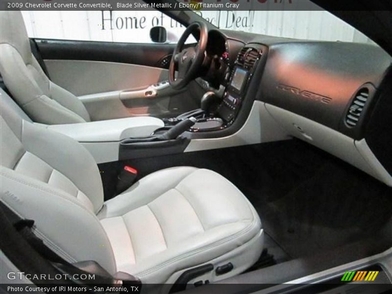 Blade Silver Metallic / Ebony/Titanium Gray 2009 Chevrolet Corvette Convertible