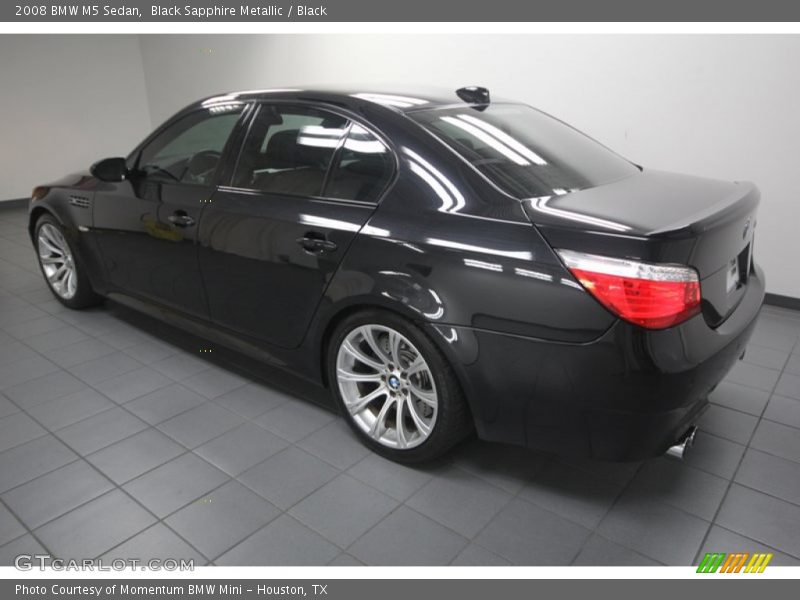 Black Sapphire Metallic / Black 2008 BMW M5 Sedan