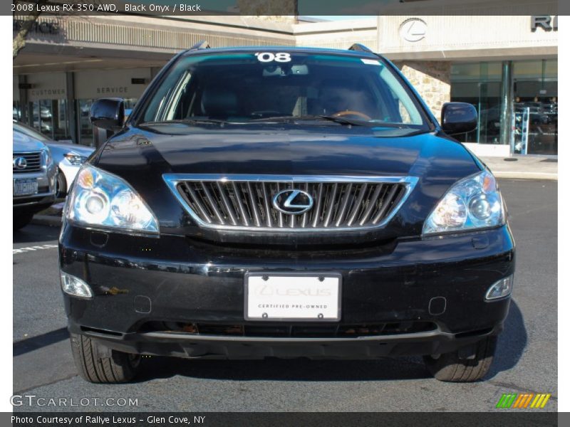 Black Onyx / Black 2008 Lexus RX 350 AWD