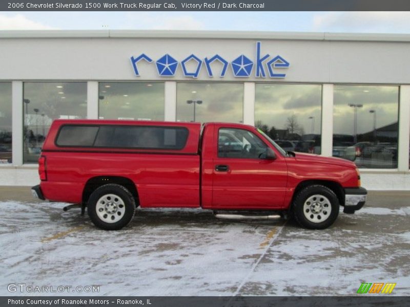 Victory Red / Dark Charcoal 2006 Chevrolet Silverado 1500 Work Truck Regular Cab