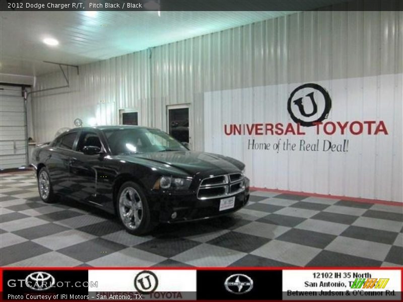 Pitch Black / Black 2012 Dodge Charger R/T
