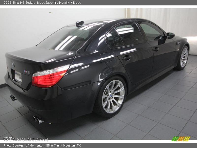 Black Sapphire Metallic / Black 2008 BMW M5 Sedan