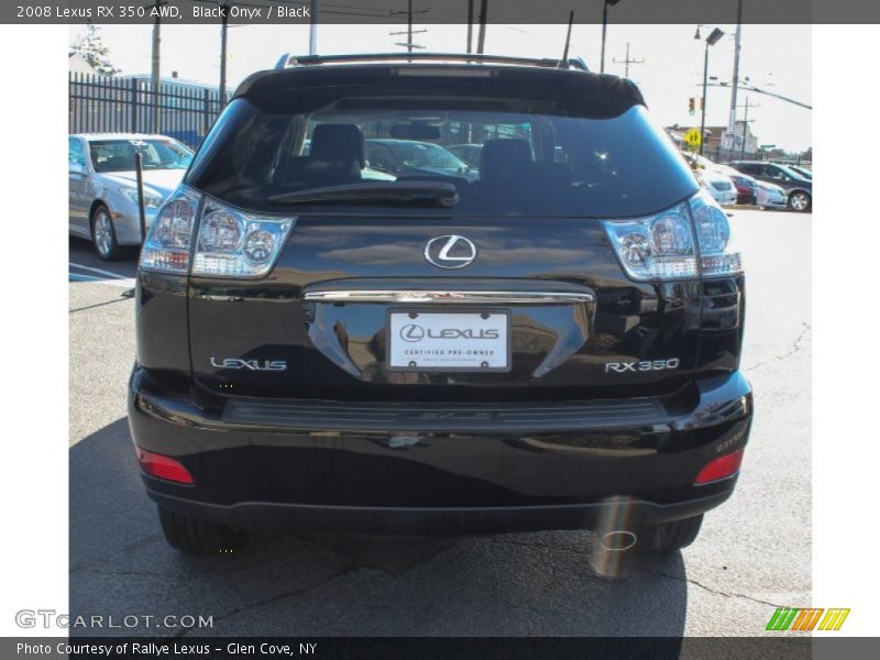 Black Onyx / Black 2008 Lexus RX 350 AWD