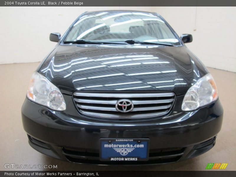 Black / Pebble Beige 2004 Toyota Corolla LE