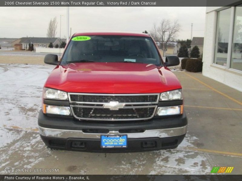 Victory Red / Dark Charcoal 2006 Chevrolet Silverado 1500 Work Truck Regular Cab