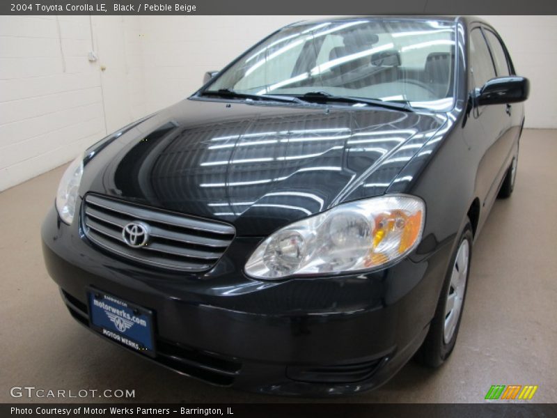 Black / Pebble Beige 2004 Toyota Corolla LE