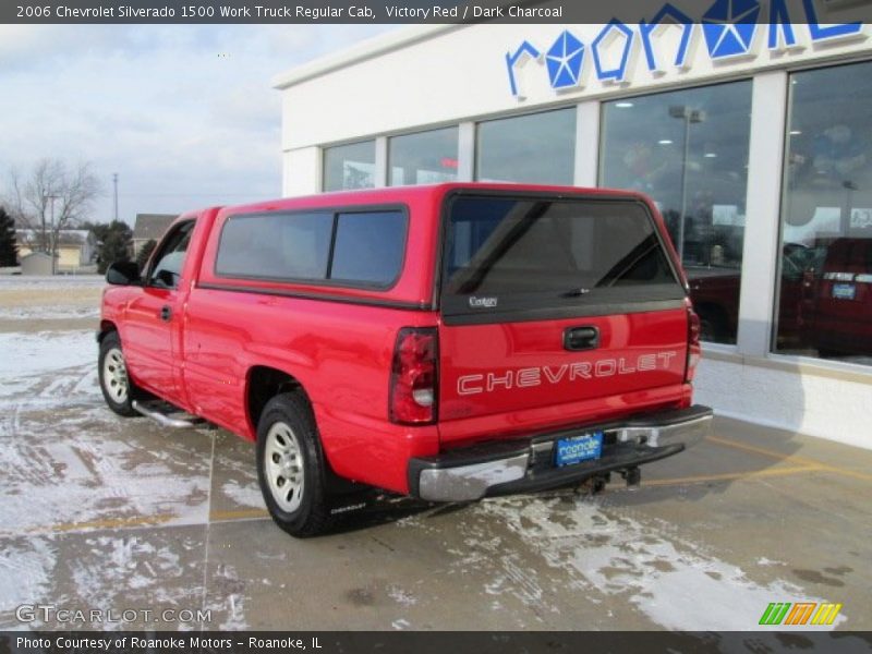 Victory Red / Dark Charcoal 2006 Chevrolet Silverado 1500 Work Truck Regular Cab