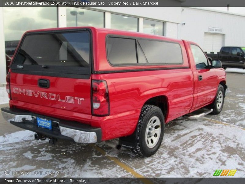 Victory Red / Dark Charcoal 2006 Chevrolet Silverado 1500 Work Truck Regular Cab