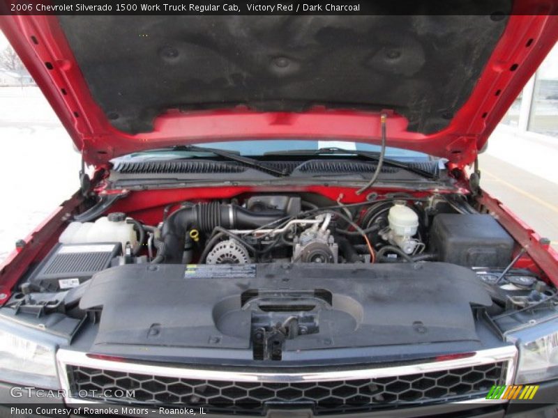 Victory Red / Dark Charcoal 2006 Chevrolet Silverado 1500 Work Truck Regular Cab