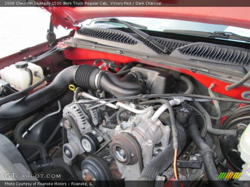Victory Red / Dark Charcoal 2006 Chevrolet Silverado 1500 Work Truck Regular Cab