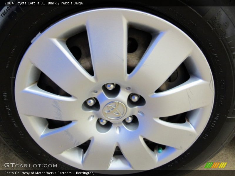 Black / Pebble Beige 2004 Toyota Corolla LE