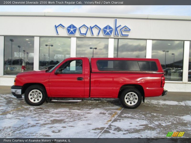 Victory Red / Dark Charcoal 2006 Chevrolet Silverado 1500 Work Truck Regular Cab