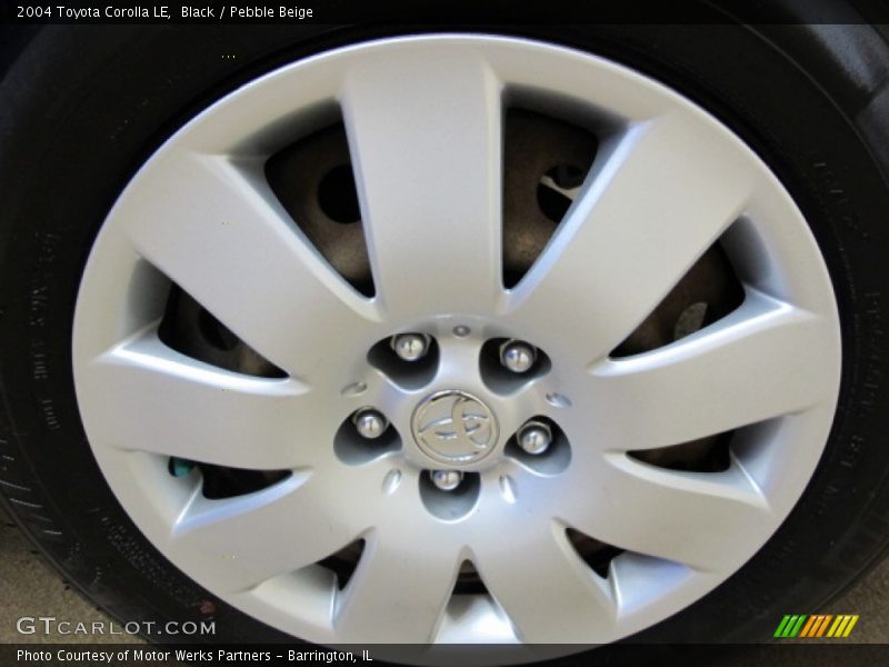 Black / Pebble Beige 2004 Toyota Corolla LE
