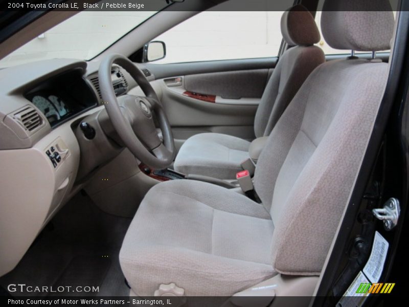 Front Seat of 2004 Corolla LE