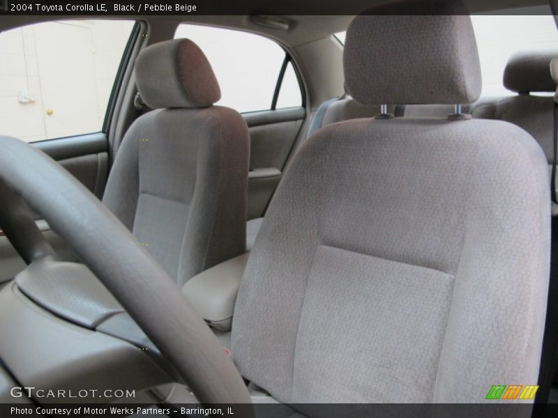 Black / Pebble Beige 2004 Toyota Corolla LE