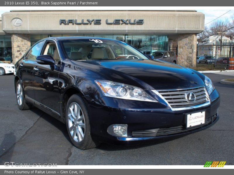 Black Sapphire Pearl / Parchment 2010 Lexus ES 350