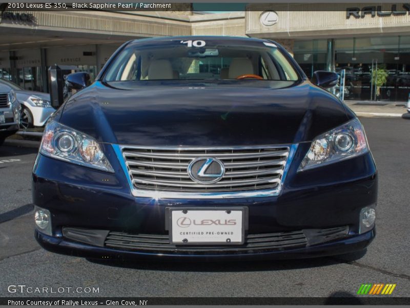 Black Sapphire Pearl / Parchment 2010 Lexus ES 350