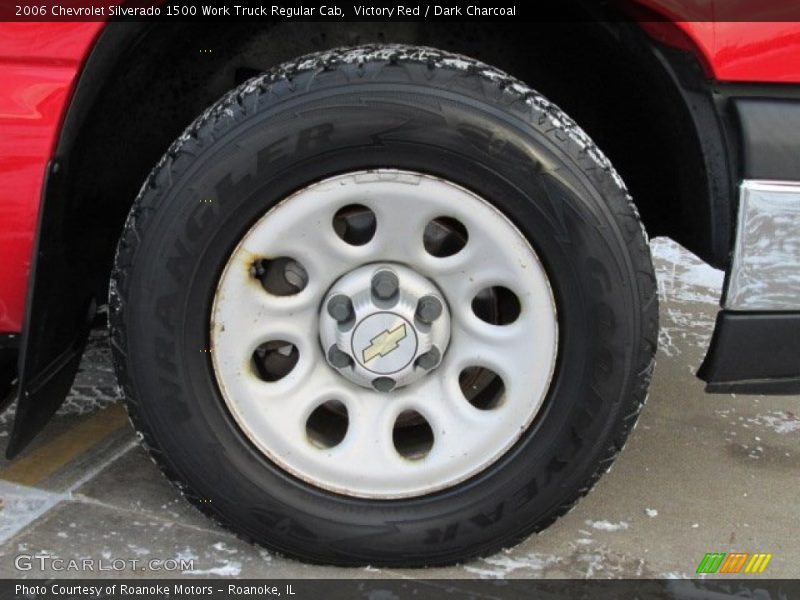 Victory Red / Dark Charcoal 2006 Chevrolet Silverado 1500 Work Truck Regular Cab