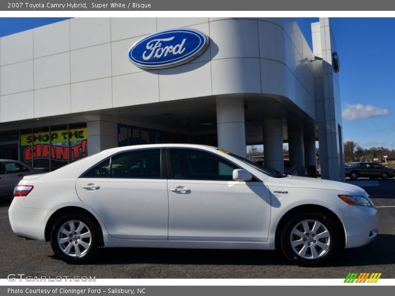 Super White / Bisque 2007 Toyota Camry Hybrid