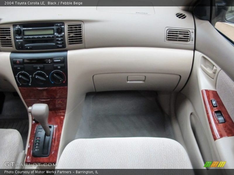 Black / Pebble Beige 2004 Toyota Corolla LE