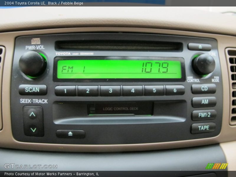 Audio System of 2004 Corolla LE