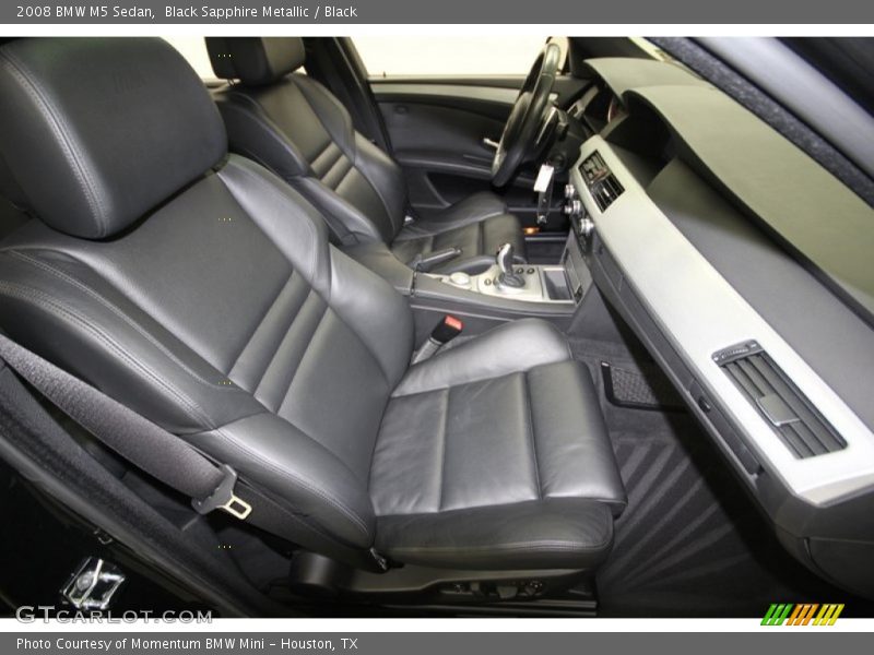 Black Sapphire Metallic / Black 2008 BMW M5 Sedan