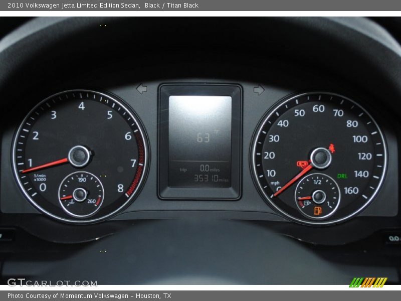  2010 Jetta Limited Edition Sedan Limited Edition Sedan Gauges