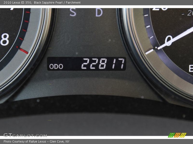 Black Sapphire Pearl / Parchment 2010 Lexus ES 350