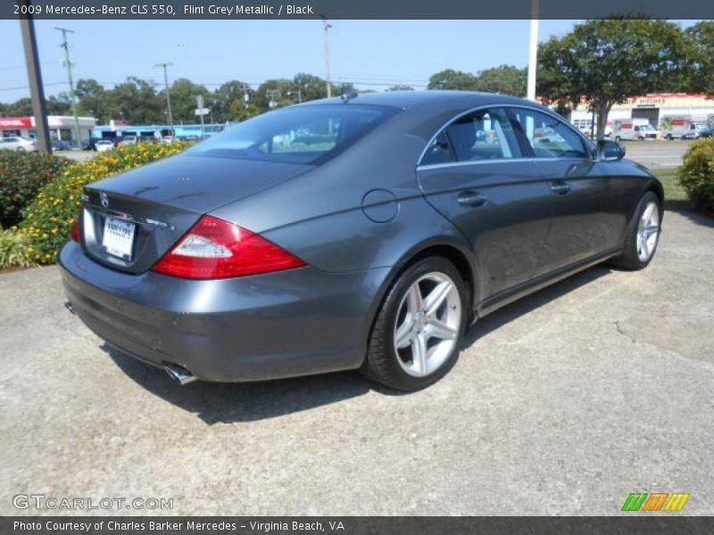 Flint Grey Metallic / Black 2009 Mercedes-Benz CLS 550