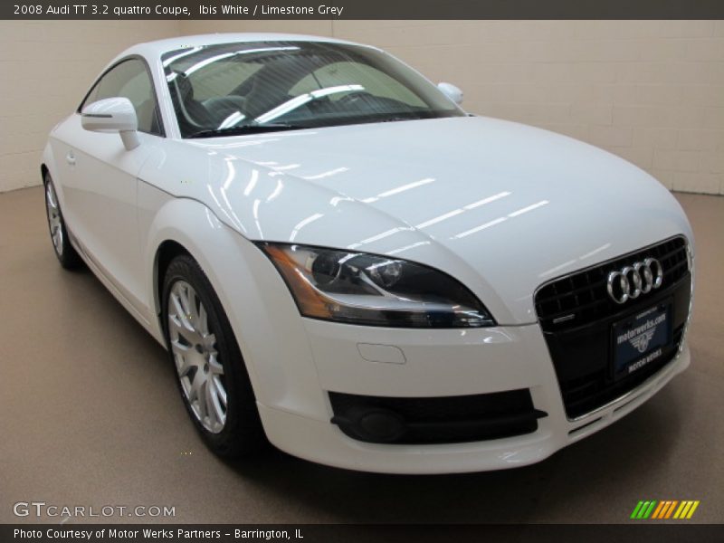 Ibis White / Limestone Grey 2008 Audi TT 3.2 quattro Coupe