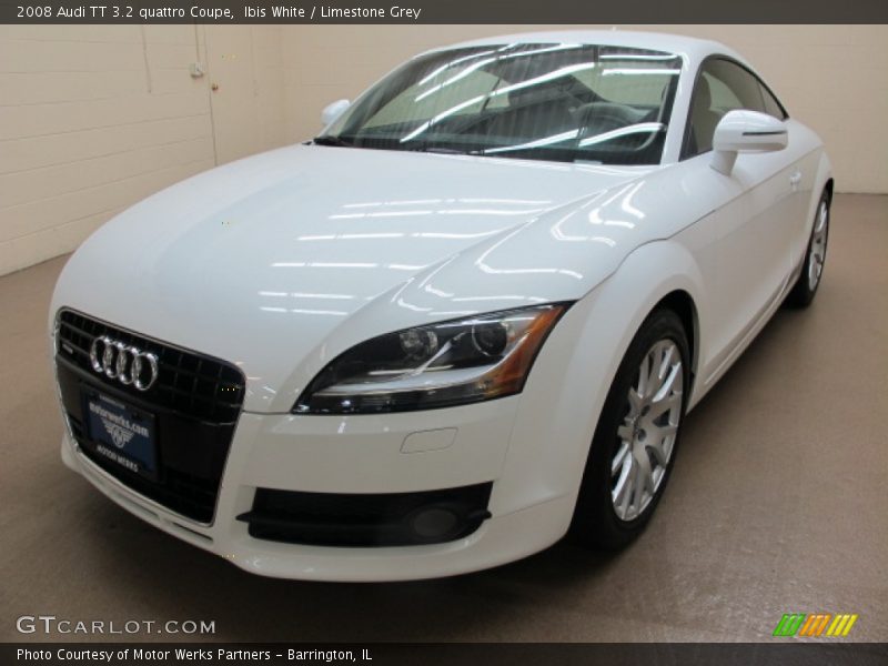 Ibis White / Limestone Grey 2008 Audi TT 3.2 quattro Coupe