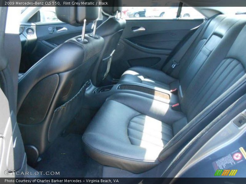 Flint Grey Metallic / Black 2009 Mercedes-Benz CLS 550