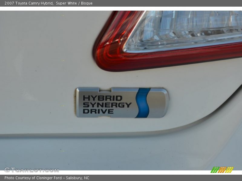 Super White / Bisque 2007 Toyota Camry Hybrid
