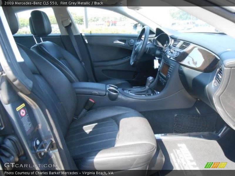 Flint Grey Metallic / Black 2009 Mercedes-Benz CLS 550