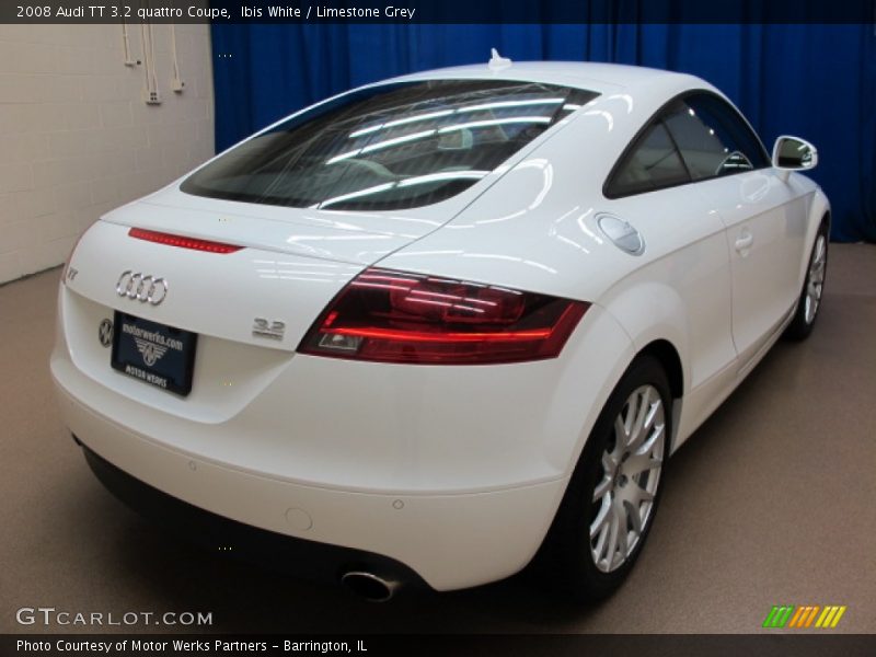 Ibis White / Limestone Grey 2008 Audi TT 3.2 quattro Coupe