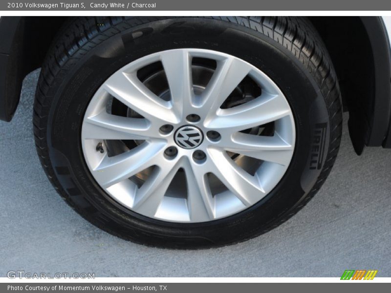 Candy White / Charcoal 2010 Volkswagen Tiguan S