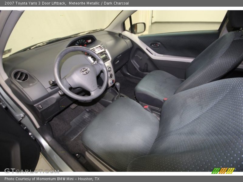  2007 Yaris 3 Door Liftback Dark Charcoal Interior