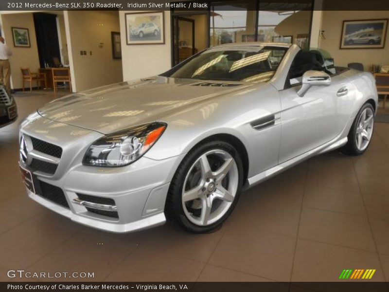 Iridium Silver Metallic / Black 2012 Mercedes-Benz SLK 350 Roadster