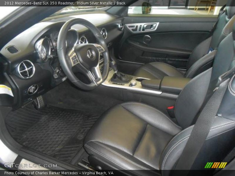 Iridium Silver Metallic / Black 2012 Mercedes-Benz SLK 350 Roadster